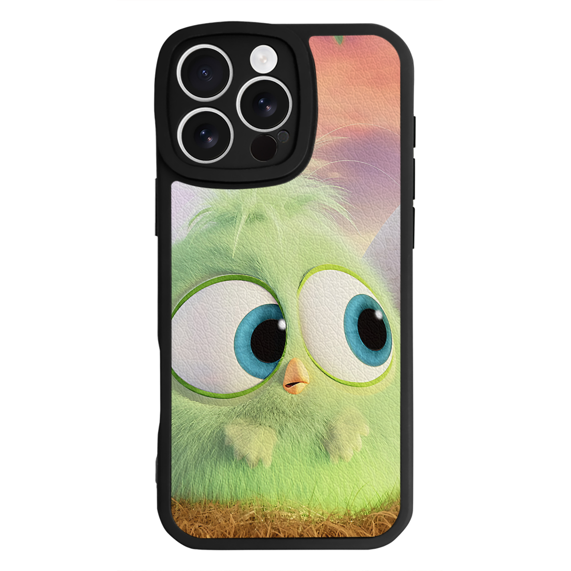 （画像用） Angry Birds アングリーバード 【iPhone 16シリーズ対応】シリコンスマホケース（レザー調） 材質：シリコン